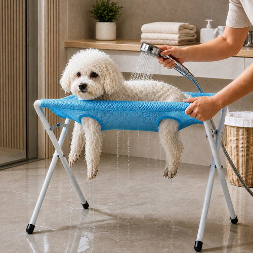 PawTable" -Pet grooming hammock